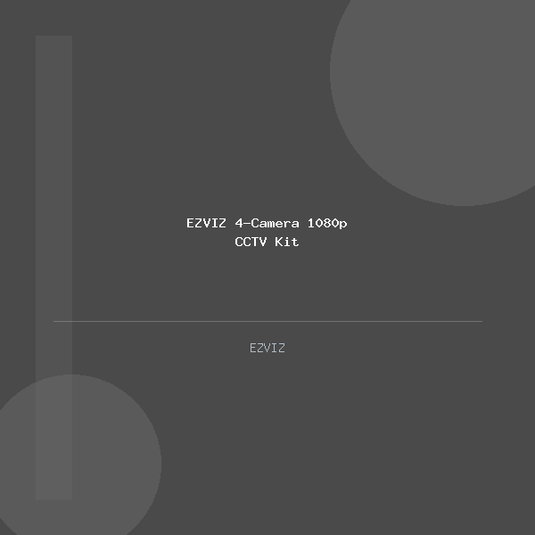 EZVIZ 4-Camera 1080p CCTV Kit