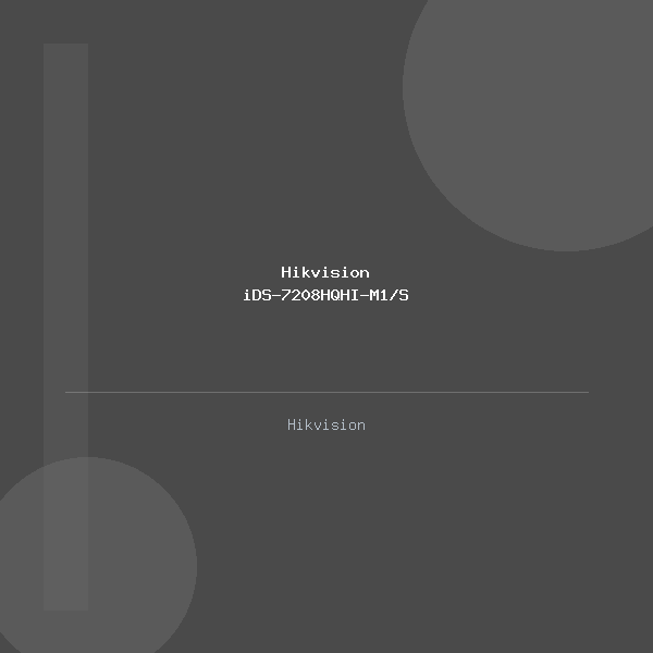 Hikvision iDS-7208HQHI-M1/S